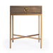 Butler Specialty Company Sullia One Drawer End Table, Gold 5591350