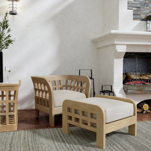 Butler Specialty Company Monhegan Teak Outdoor Lounge Chair, Light Brown 5652436