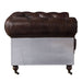 Acme Furniture Aberdeen Sofa in Vintage Brown Top Grain Leather 56590