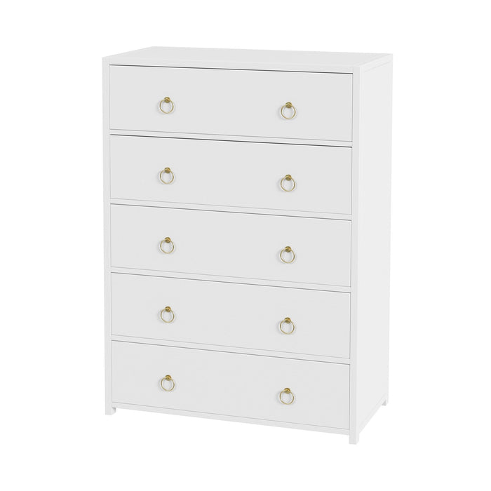 Butler Specialty Company Lark 5 Drawer Dresser, White 5672304