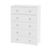 Butler Specialty Company Lark 5 Drawer Dresser, White 5672304