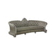 Acme Furniture Dresden Sofa in PU & Vintage Bone White Finish 58170