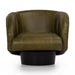 Union Home Rotunda Chair - Green Leather LVR00677