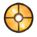 Meyda 10" Wide Amber Personalized ADK Bank Lobby Pendant