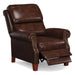 Sunset Trading Alexander Pushback Leather Recliner | Chocolate Brown SY-689-86-9307-88