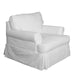 Sunset Trading Horizon Slipcovered T-Cushion Chair | White SU-117620-423080