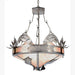 Meyda 60"W Catch of the Day Trout Inverted Pendant