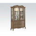 Acme Furniture Chelmsford Buffet & Hutch in Antique Taupe Finish 66054