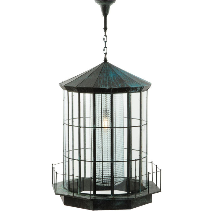 Meyda 28.5" Wide Verdi Lighthouse Lantern Pendant
