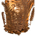 Meyda 20" High Rustic Fern Leaves Outdoor Table Lamp