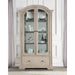 Acme Furniture Wynsor Curio Cabinet in Antique Champagne Finish 67535