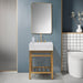 Altair Design Merano 24″ Single Stainless Steel Vanity