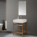 Altair Design Merano 24″ Single Stainless Steel Vanity 24″ size