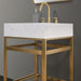Altair Design Merano 24″ Single Stainless Steel Vanity 24″ size