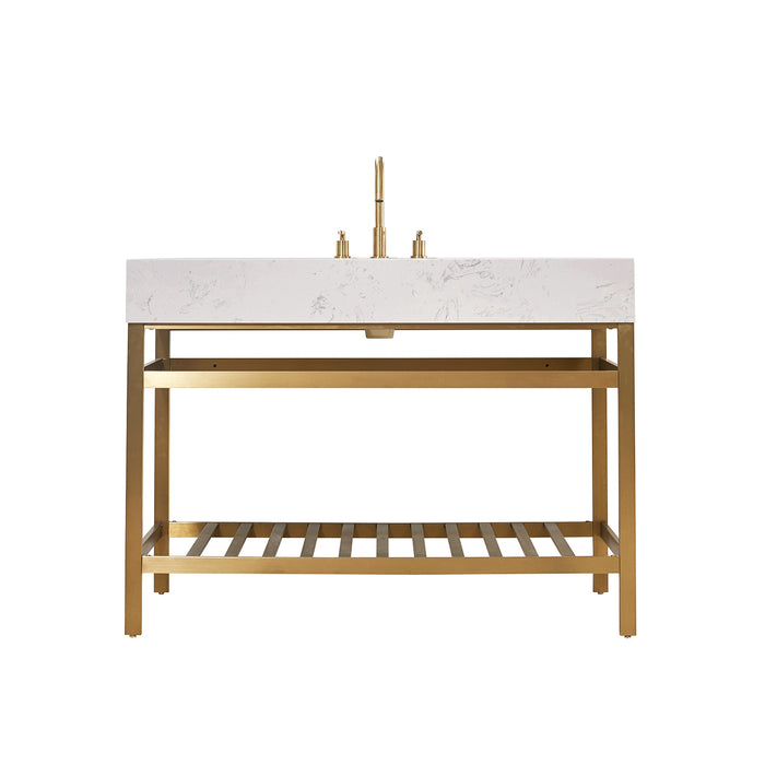 Altair Design Merano 48″ Single Stainless Steel Vanity 48″ size