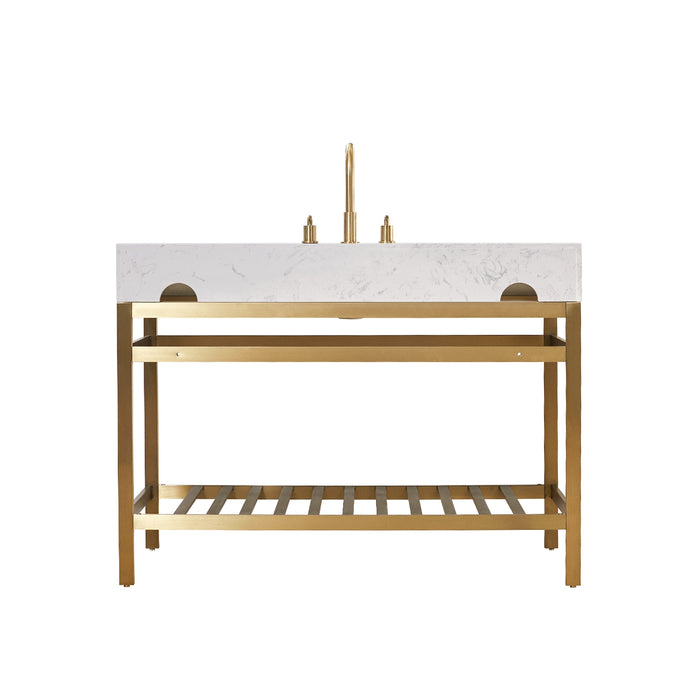 Altair Design Merano 48″ Single Stainless Steel Vanity 48″ size