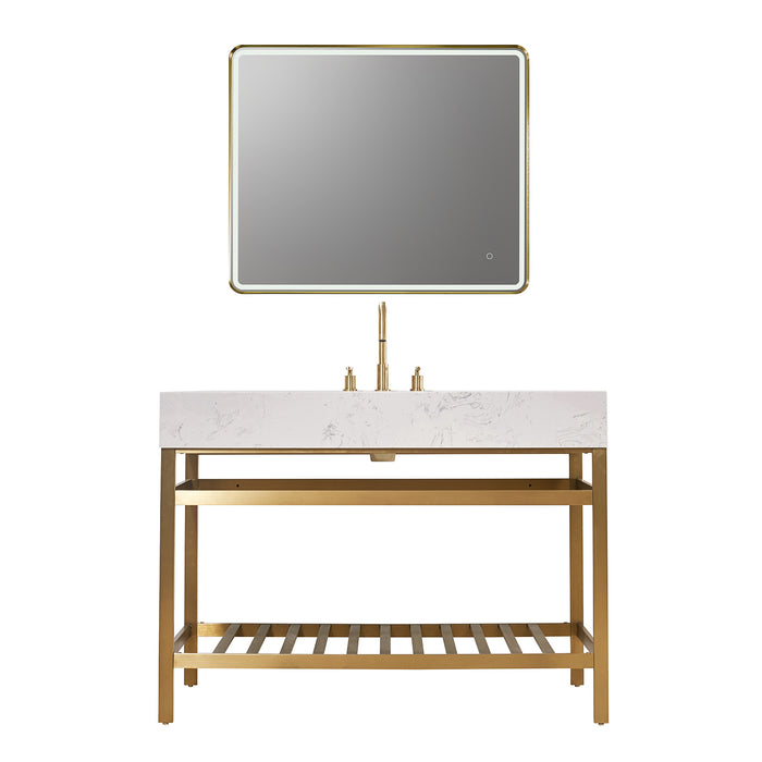 Altair Design Merano 48″ Single Stainless Steel Vanity 48″ size