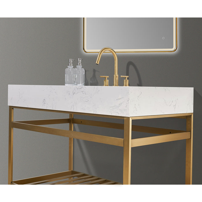 Altair Design Merano 48″ Single Stainless Steel Vanity 48″ size
