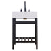 Altair Design Edolo 24″ Single Stainless Steel Vanity 24″ size