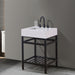 Altair Design Edolo 24″ Single Stainless Steel Vanity 24″ size