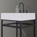 Altair Design Edolo 24″ Single Stainless Steel Vanity 24″ size