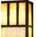 Meyda 6.5" Wide Hyde Park Double Bar Mission Wall Sconce