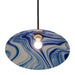 Meyda 18"W Curacao Swirl Pendant