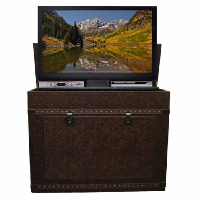 Touchstone Elevate 72007 Vintage Trunk TV Lift Cabinet for 46 Inch Flat screen TVs