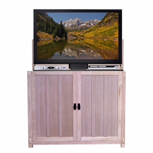 Touchstone Elevate 72106 Unfinished Mission Style TV Lift Cabinet for 50 Inch Flat screen TVs
