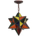 Meyda 12" Wide Colorful Moravian Star Pendant