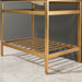 Altair Design Nauders 36"" Single Stainless Steel Vanity Console in Brushed Gold with Imperial Black Stone Countertop