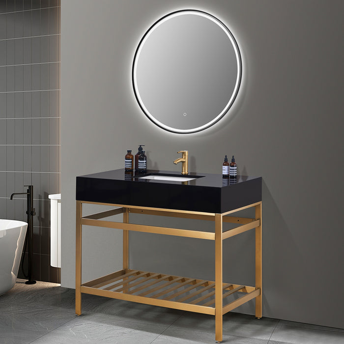 Altair Design Nauders 42″ Single Stainless Steel Vanity 42″ size