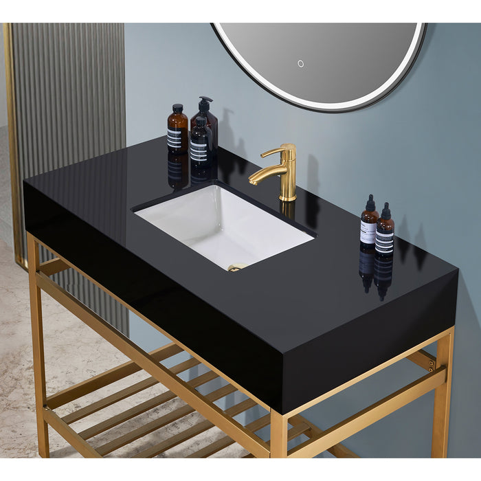 Altair Design Nauders 42″ Single Stainless Steel Vanity 42″ size