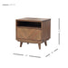 New Pacific Direct Piero Chevron Night Stand 7800045