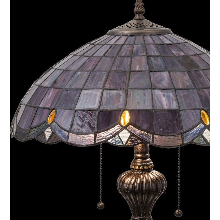 Meyda 24" Tiffany Elan Purple Jeweled Table Lamp