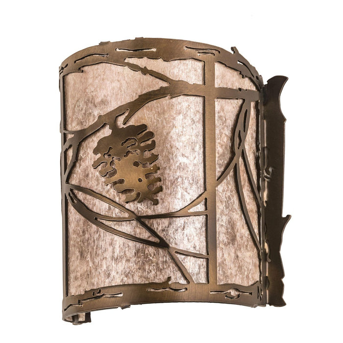 Meyda 6.5"W Whispering Pines Wall Sconce