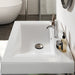 Eviva Stone 24" Steel Bathroom Vanity in Stainless Steel Finish with White Integrated Porcelain Sink