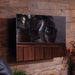 Touchstone Onyx Mirror Glass 80008 50 Inch Wall Mounted Electric Fireplace