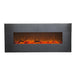 Touchstone Onyx Stainless 80026 50 Inch Refurbished Wall Mounted Electric Fireplace