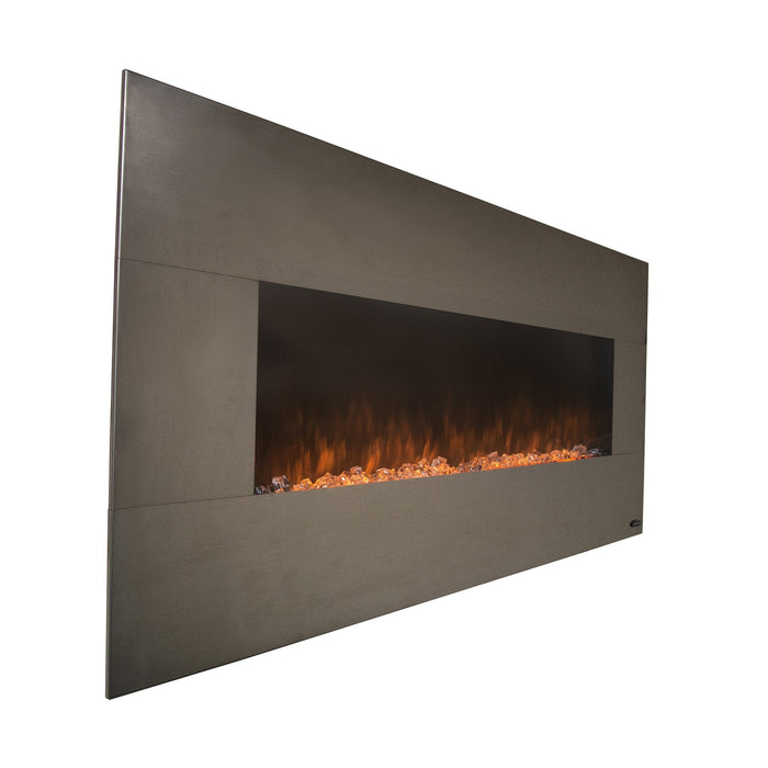 Touchstone Onyx Stainless 80026 50 Inch Refurbished Wall Mounted Electric Fireplace