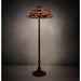 Meyda 64"H Tiffany Fishscale Floor Lamp