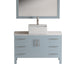 Cambridge Plumbing Complete 48" Vanity Set with Brushed Nickel Plumbing 8116g-bn