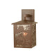 Meyda 7"W Beaver at Work Solid Mount Wall Sconce