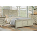 Sunset Trading Shades of Sand Queen Bed | Cream/Walnut Brown Solid Wood CF-2301-0489-QB