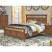 Sunset Trading Mission Bay Queen Bed | Amish Brown Solid Wood | Panel Headboard and Footboard CF-4901-0877-QB