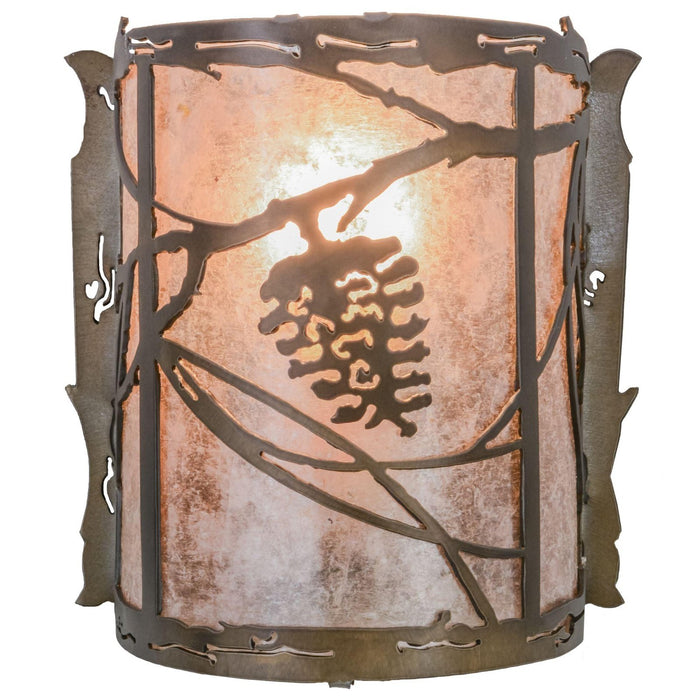 Meyda 6.5" Wide Whispering Pines Wall Sconce