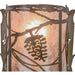 Meyda 6.5" Wide Whispering Pines Wall Sconce