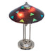 Meyda 25"H Art Deco Metro Fusion Plum Crazy Deco Ball Table Lamp