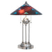 Meyda 25"H Art Deco Metro Fusion Plum Crazy Deco Ball Table Lamp