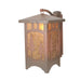 Meyda 19"Wide Brown Tall Pines Curved Arm Wall Sconce